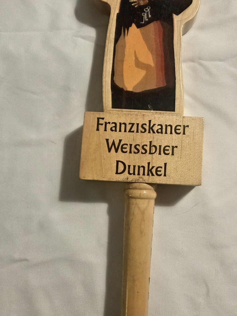 Weissbier Dunkel Wooden Tap Handle - Brown